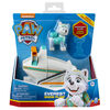 PAW Patrol, Everest's Snow Plow Vehicle with Collectible Figure
