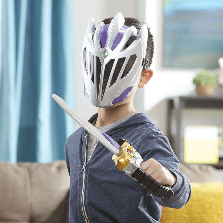 Power Rangers Dino Fury Void Knight Gear Up Pack, Includes Mask and Saber
