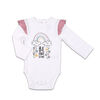 The Peanutshell Baby Girl Layette Mix & Match Be Awesome Ruffle Shoulder Bodysuit - 6-9 Months