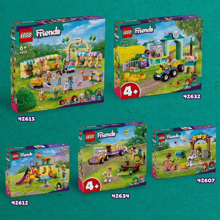 Jouet LEGO Friends Le sanctuaire des animaux de la ferme 42617