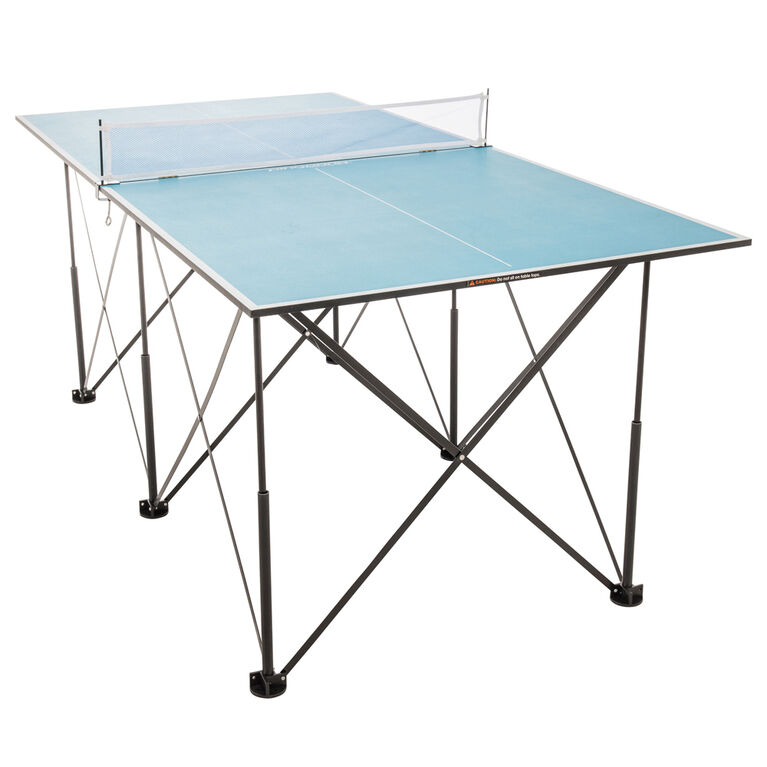 Ping Pong 6 Ft Pop Up Table Tennis Blue - English Edition