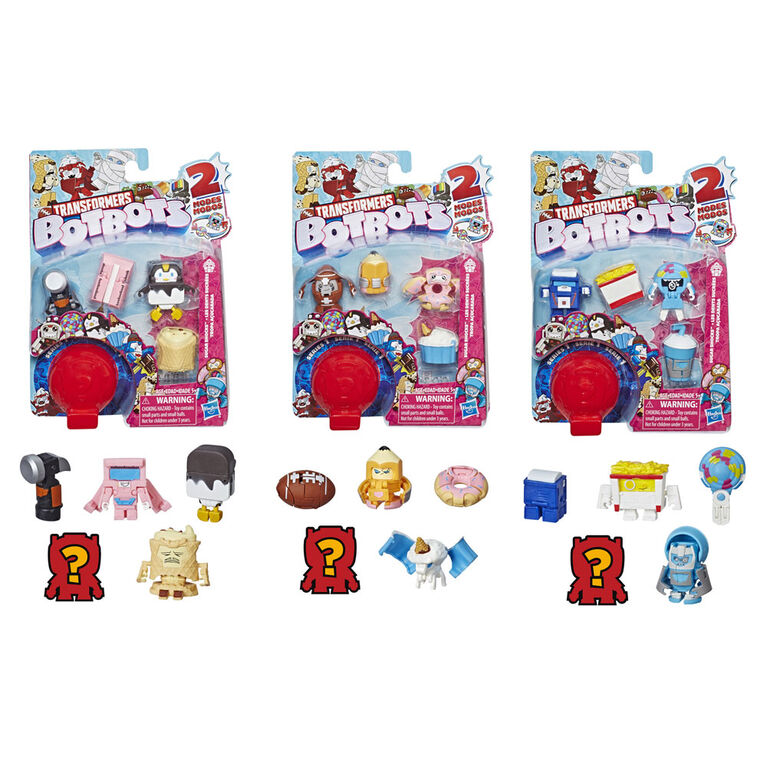 Transformers BotBots Toys Series 1 Sugar Shocks 5-Pack - Mystery 2-In-1 Collectible Figures