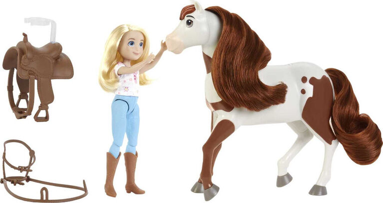 Coffret Abigaëlle et Boomerang avec poupée Abigaëlle (18cm), cheval Boomerang (20cm)