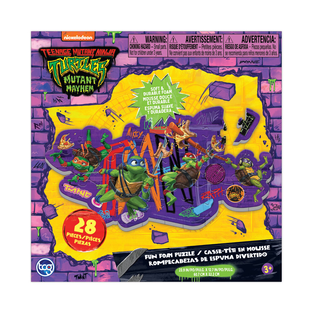 Sure-Lox Kids - Fun Foam Puzzles - Teenage Mutant Ninja Turtles
