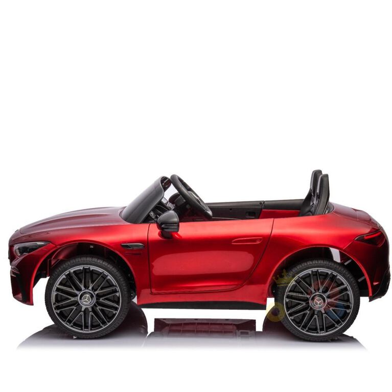 KIDSVIP Mercedes Benz 24V SL63 Voiture 4X4 sous licence pour enfants avec RC - Rouge