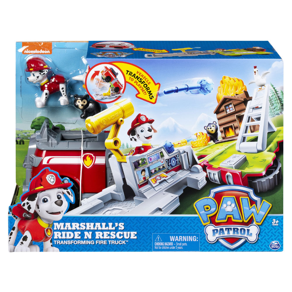 toys r us paw patrol fire truck