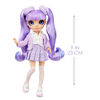 Rainbow High Jr High Violet Willow - poupée-mannequin VIOLETTE de 9 po (23 cm)