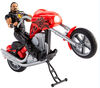 WWE - Wrekkin - Figurine Articulée et Véhicule SlamCycle