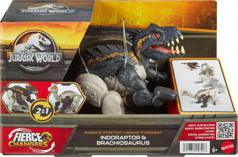 Jurassic World Transforming Dinosaur Toys, Massive Stretch Fierce Changers