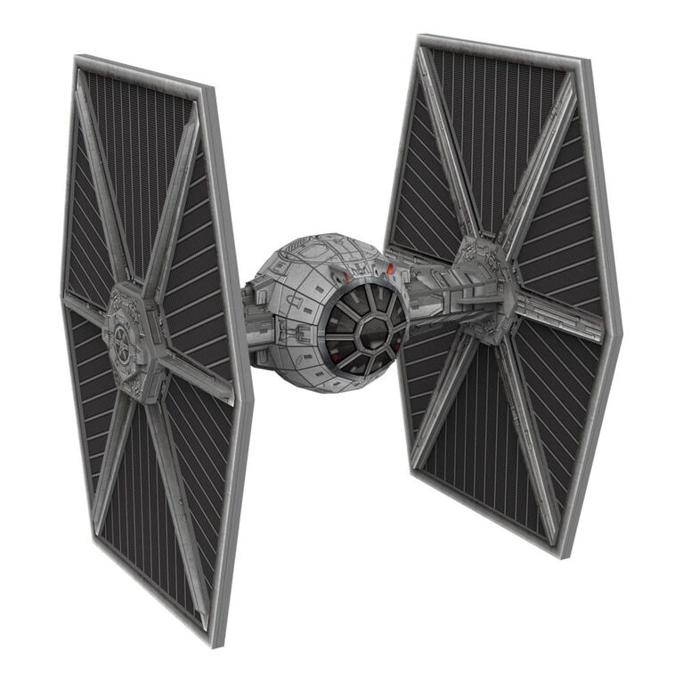4D Build, Star Wars Tie Fighter/LN, 3D Paper Model Kit, 116 Piece Paper Model Kit