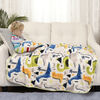 Dinosaur Plush Throw Blanket 40" x 50"