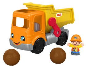 Fisher-Price - Little People - Camion à benne Travail en equipe - Édition anglaise