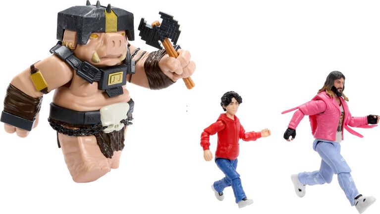 Minecraft Coffret figurines Une échappée bien pensée, 3 fig./4 acc.