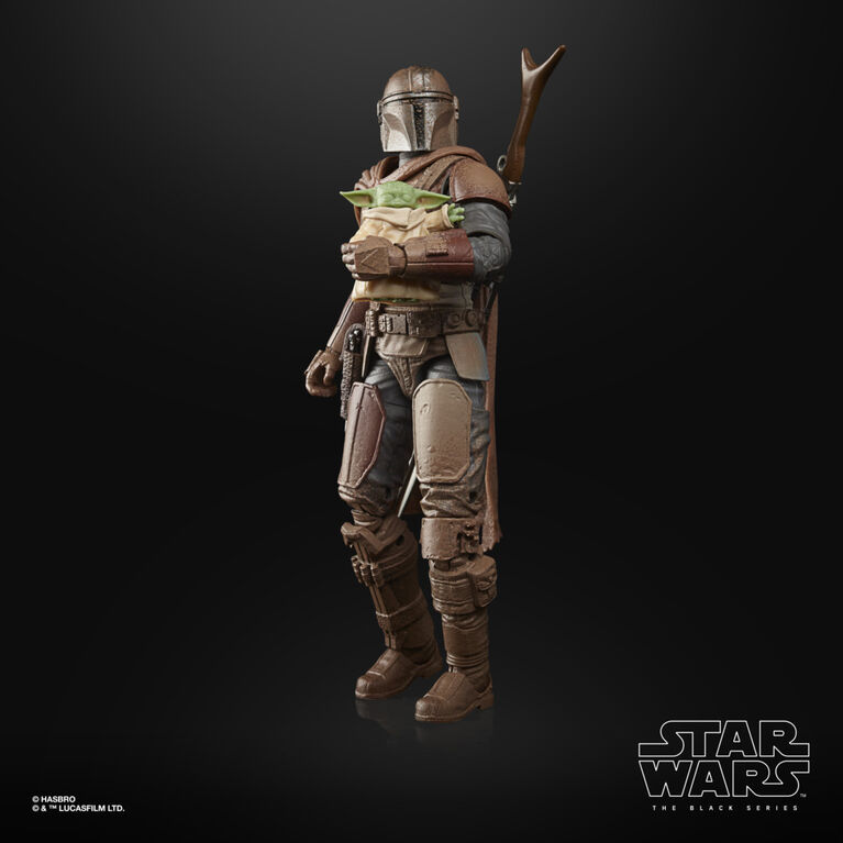 Star Wars The Black Series The Mandalorian and Grogu (Arvala-7) Toy - R Exclusive