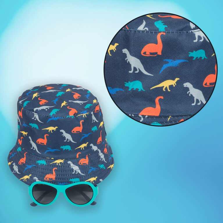 Dinosaur  2 Piece Set - Sunglass & Bucket Hat