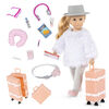 Lori, Leighton's Travel Set, 6-inch Mini Doll and Travel Accessories