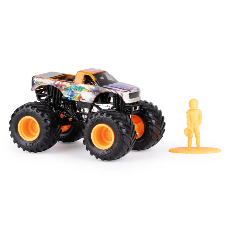 Monster Jam, Official Hurricane Force Monster Truck, Die-Cast Vehicle, Forces of Nature Series, 1:64 Scale