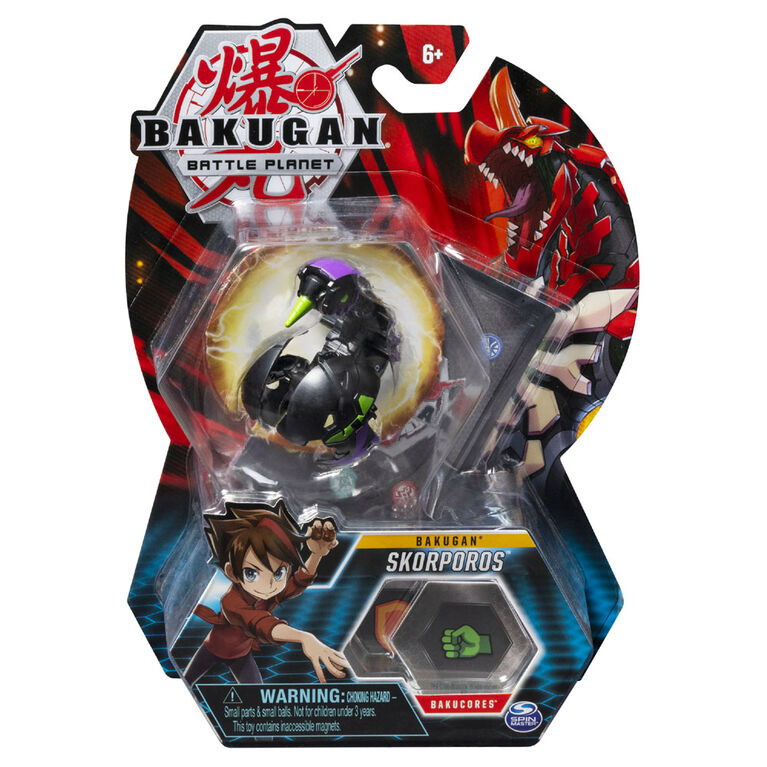 Bakugan, Skorporos, Créature transformable à collectionner de 5 cm