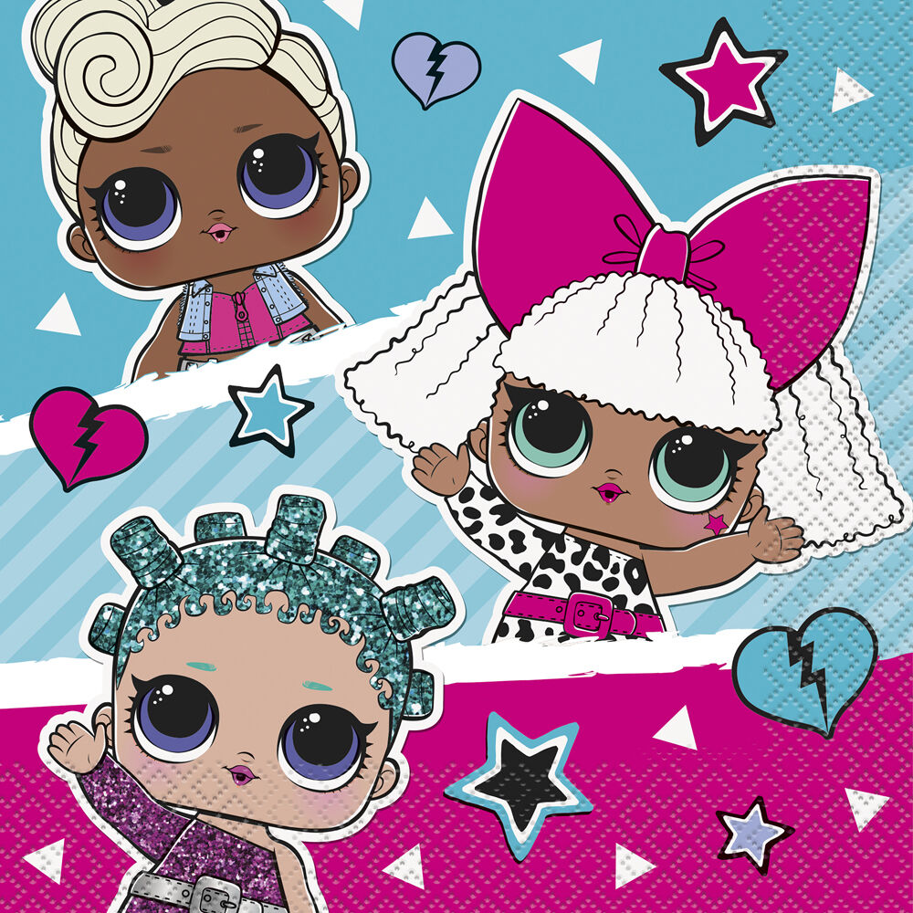 LOL Luncheon Napkins, 16 count