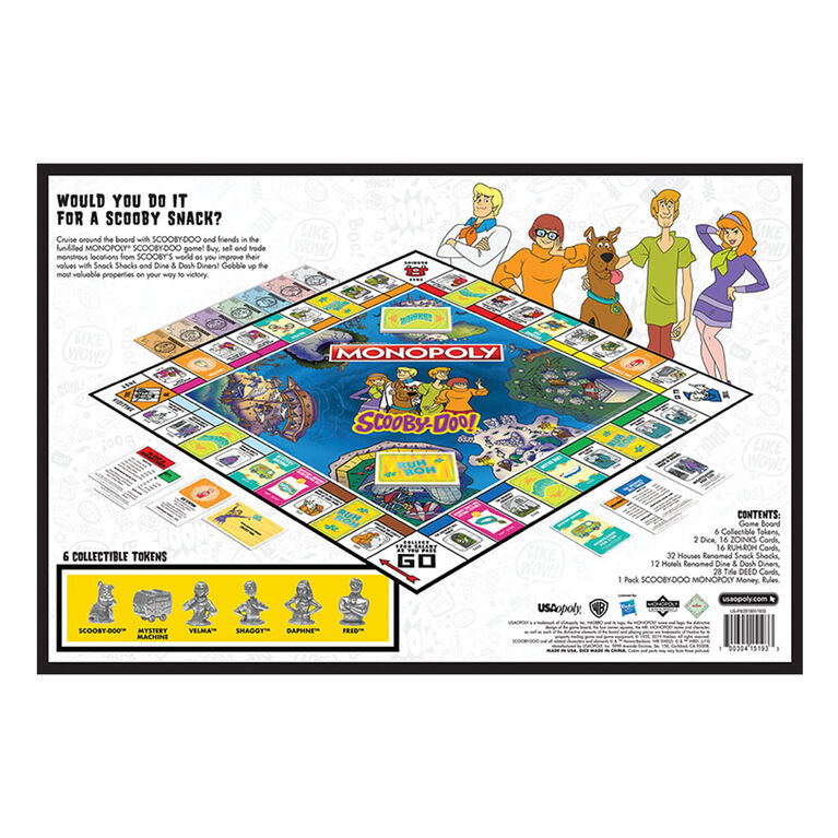 MONOPOLY: Scooby-Doo Board Game - English Edition