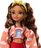 Dream Besties Barbie Teresa Roller Skating Fashion Doll with 9 Video Game Themed Accessories