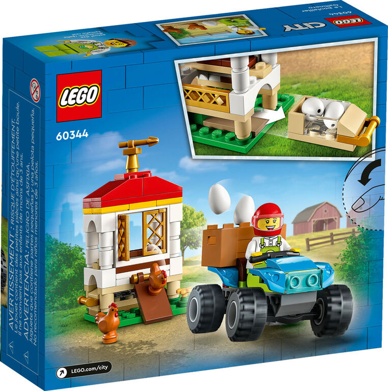 LEGO City Le poulailler 60344 Ensemble de construction (101 pièces)