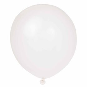 12" Latex Balloons, 10 pieces - White
