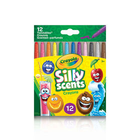 Crayola - Silly Scents Mini Twistables Crayons, 12 ct