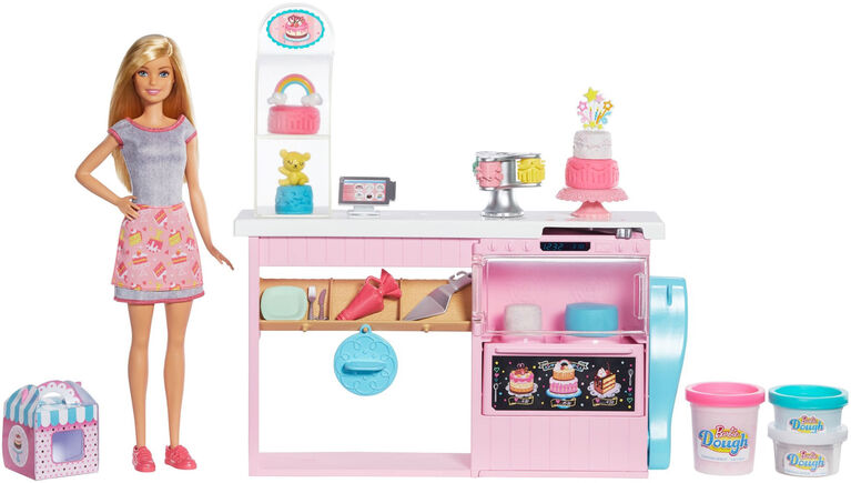 Barbie Cake Decorating Playset with Doll