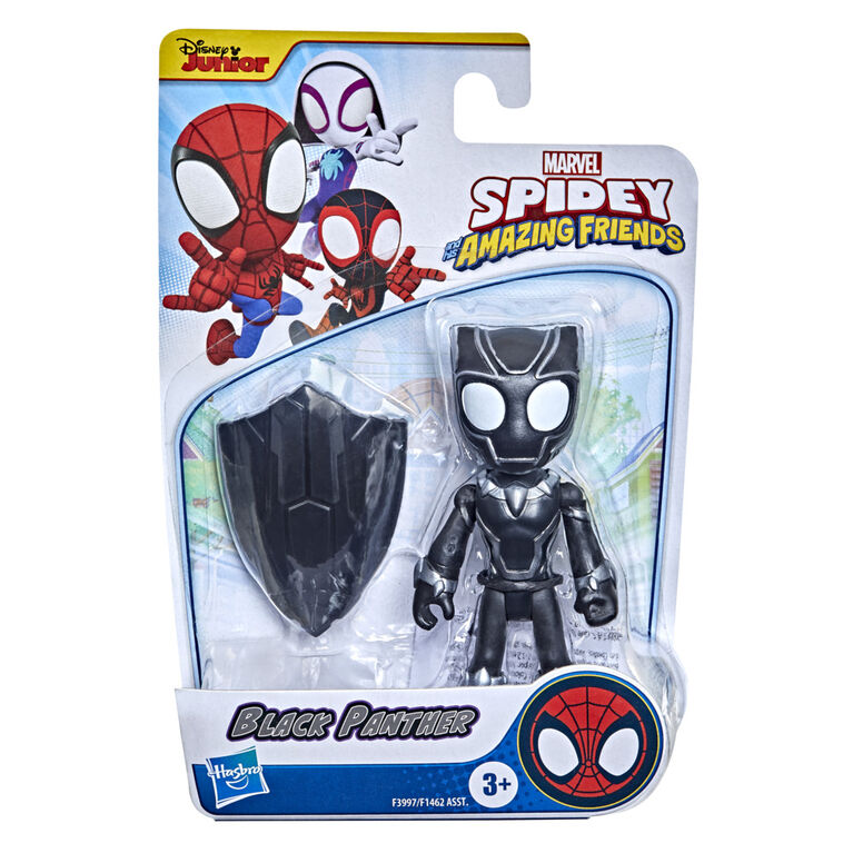 Marvel Spidey and His Amazing Friends Black Panther Hero Figure Toy