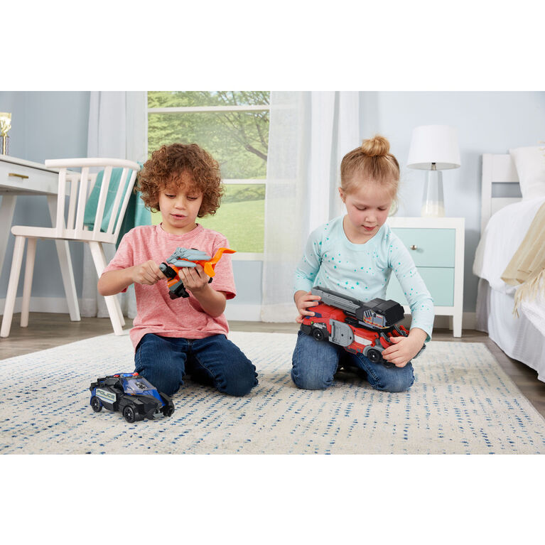 Jouet assemblable VTECH SWITCH & GO COMBO - TRIO, le méga T-Rex SOS (3 en  1) pour enfant de 4 ans et plus blanc - Vtech