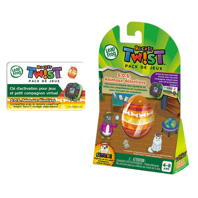 LeapFrog RockIt Twist - Jeu SOS Animaux détectives - Édition française