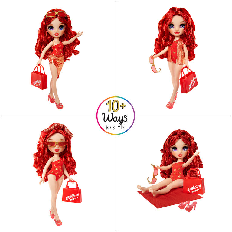 Rainbow High Swim & Style Ruby (Red) 11" Doll