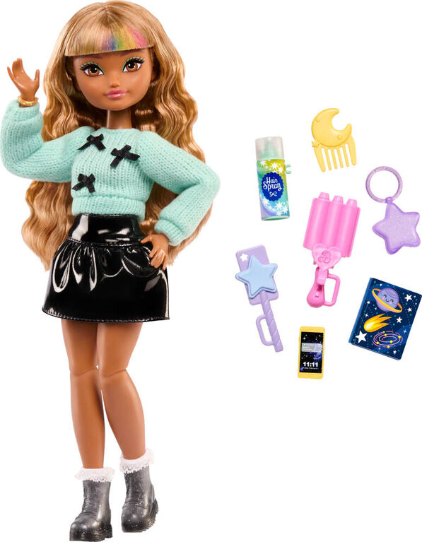 Barbie Dream Besties Zia Fashion Doll with 7 Hair & Moon Themed Accessories