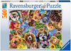 Ravensburger - Selfie d'animaux amusants casse-têtes 500pc