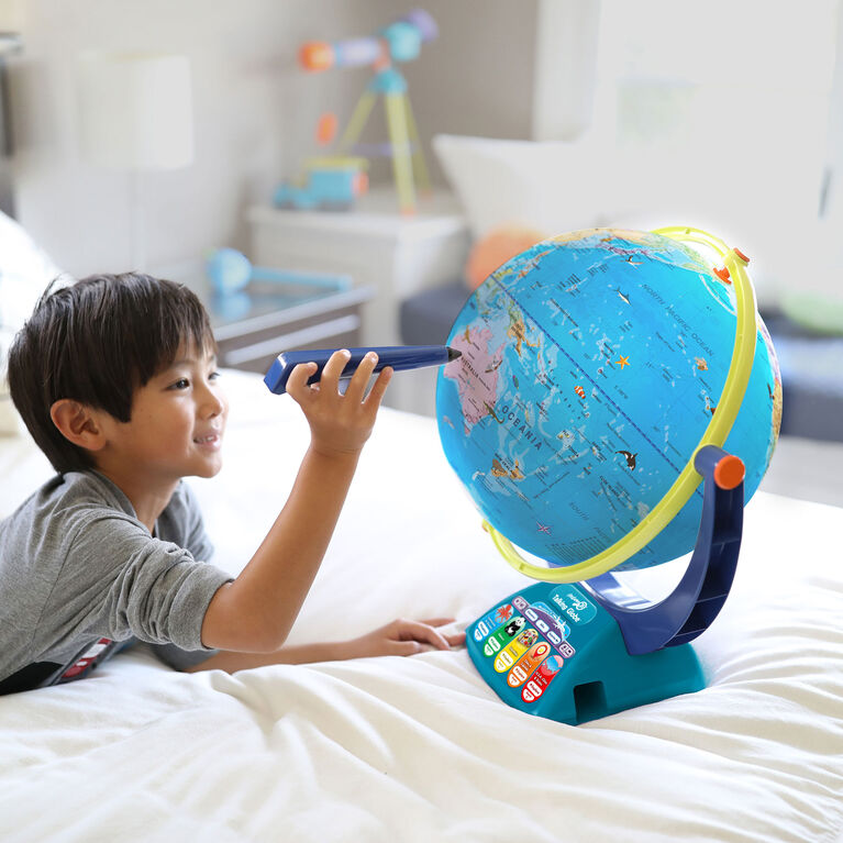 GeoSafari Jr d'Educational Insights Globe terrestre parlant version anglaise - Édition anglaise