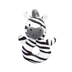 Little Lot Baby's First Rattle - Zebra - Notre exclusivité