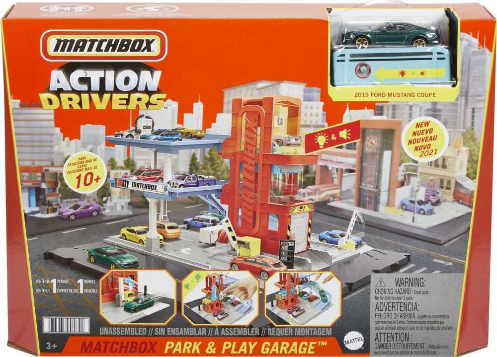 Matchbox garage set discount