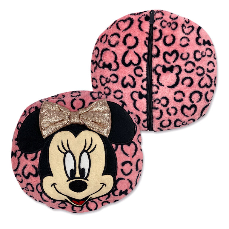 Disney Minnie Mouse Convertible Pillow/Hooded Lounger- Size 5