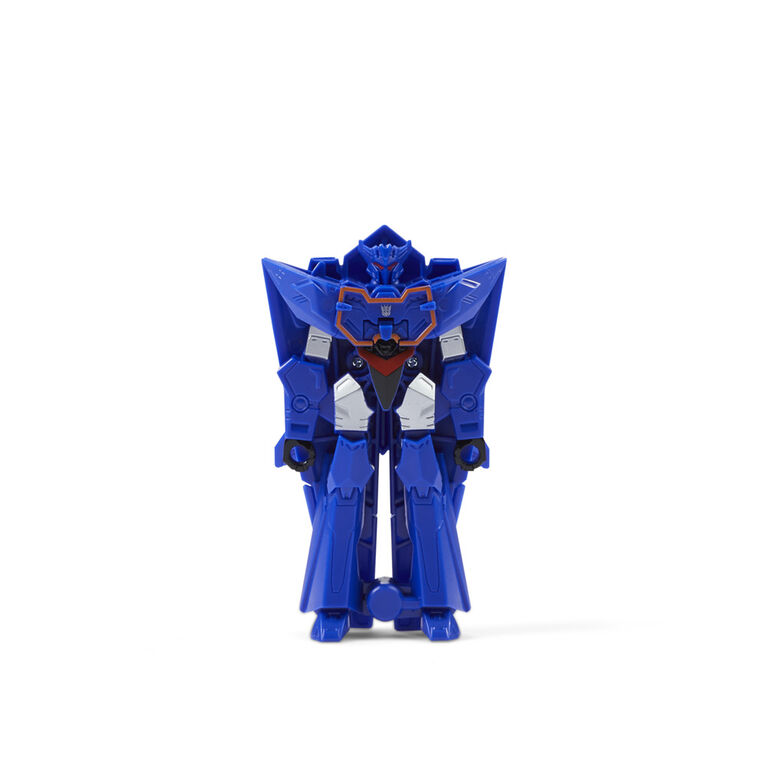 Transformers Toys EarthSpark 1-Step Flip Changer Soundwave 4-Inch Action Figure