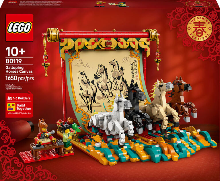 LEGO Spring Festival Galloping Horse Canvas Kids Building Toy for Girls & Boys, Ages 10+ - 80119