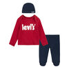 Levis  3 Piece Joggers Set - Red - Size 9 Months