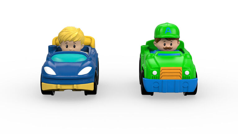 Fisher-Price Little People Wheelies Tow Truck & Race Car