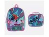 Stitch 16" Backpack with Rectangle Lunch Bag