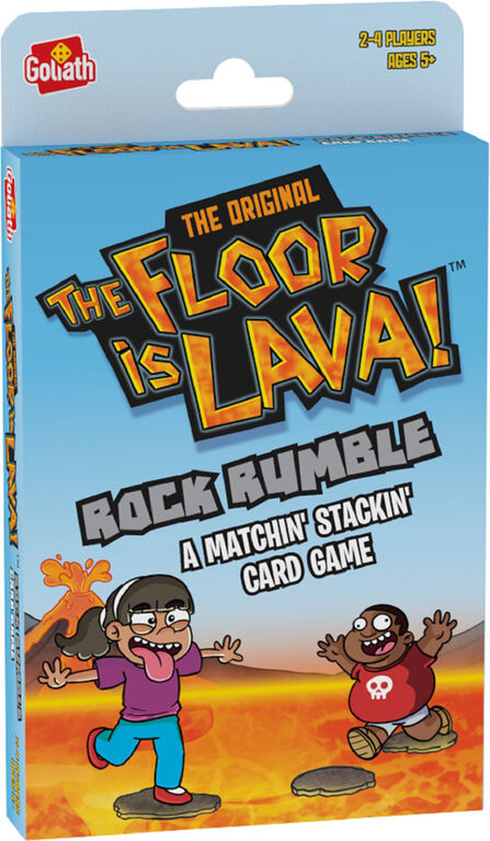 The Floor is Lava Rock Rumble Card Game - English Edition