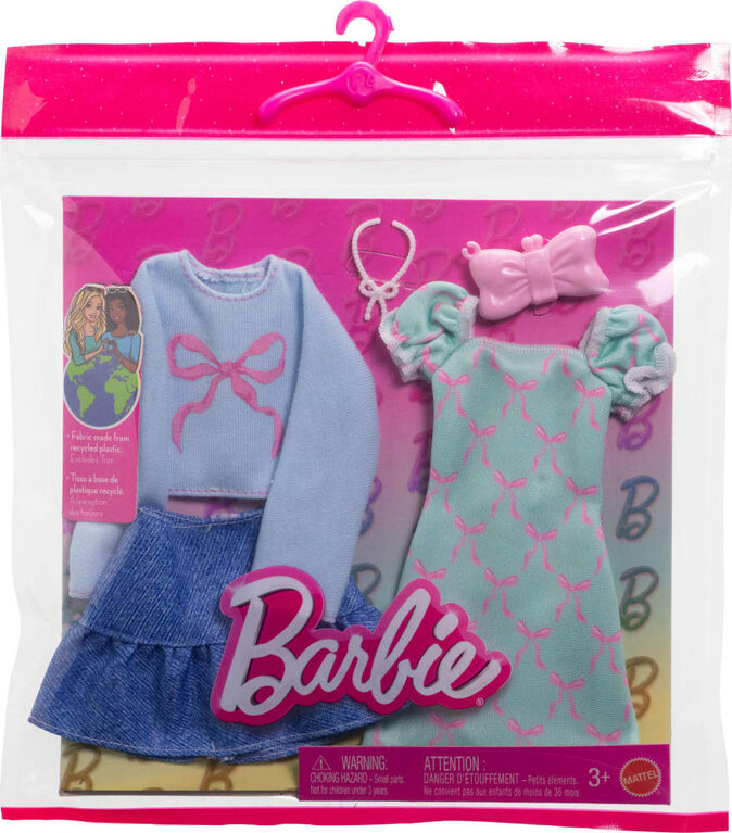 Barbie Clothes - 2 Outfits and 2 Accessories for Barbie Doll
