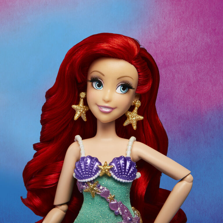 Disney Princess Style Series Ariel Fashion Doll, Deluxe Collector Doll with Accessories