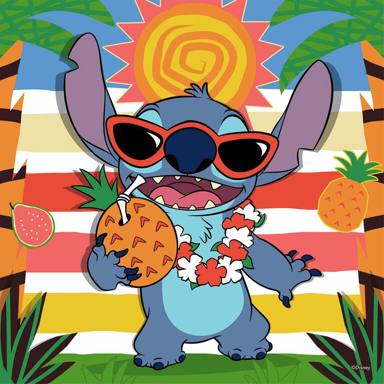 Casse-tête Ravensburger Disney Stitch 3 x 49 pcs