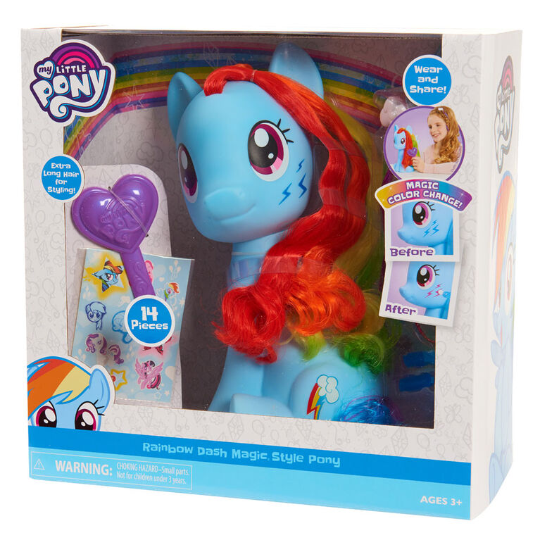 Poney de Coiffure My Little Pony - Rainbow Dash - Notre exclusivité