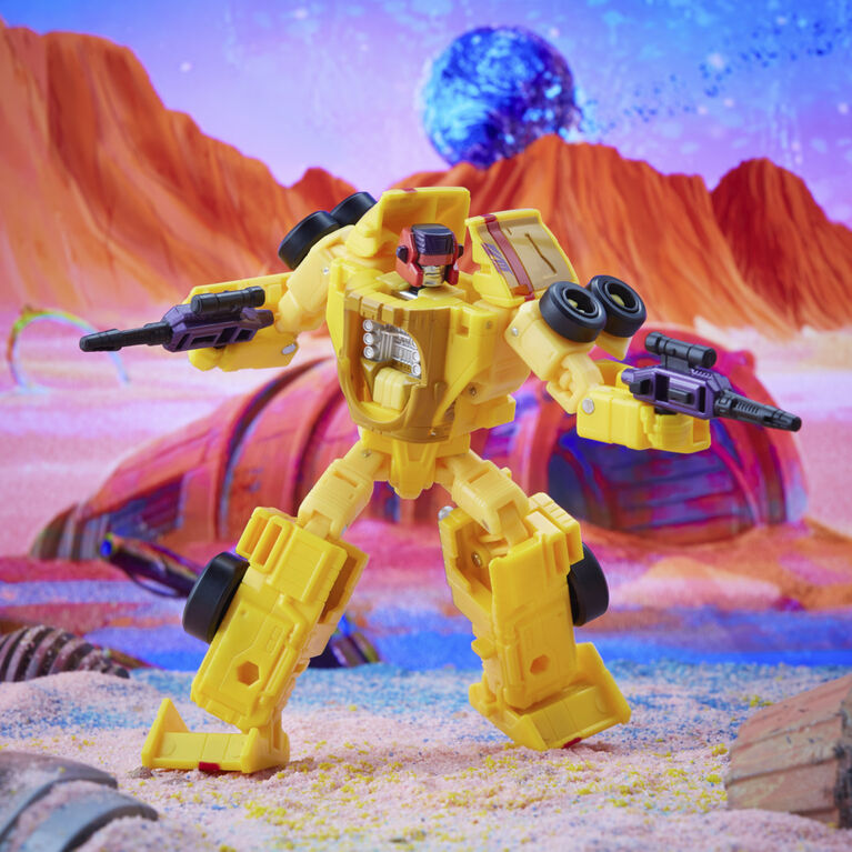 Transformers Generations Legacy, figurine Decepticon Dragstrip classe Delux